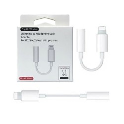 8 Pin Lightning to 3.5mm Headphone Jack Adaptor JH-002 for iPhone 7/8/X/Xs/Xr/11/11 Pro Max/12/12 Pro/13/13 Pro Max White 8 Pin Lightning to 3.5mm Headphone Jack Adaptor JH-002 for iPhone 7/8/X/Xs/Xr/11/11 Pro Max/12/12 Pro/13/13 Pro Max White